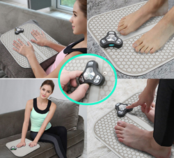 MC0512B Tri-Gear – Rechargeable EMS Foot Massager