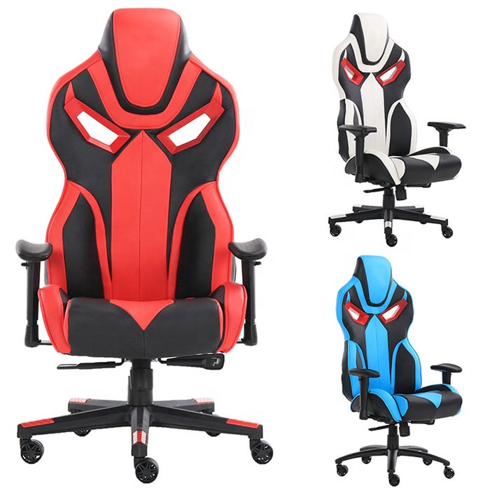 PU Leather Nylon Wheel Gaming Chair